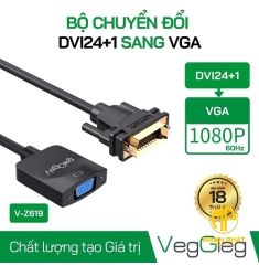 Bộ chuyển đổi DVI(24+1)sang VGA VegGieg Z619 (DM Z619)