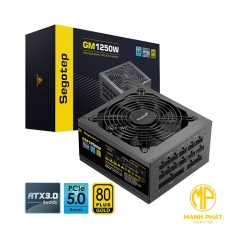 Bộ nguồn Segotep GM1250W 1250W 80PLUS GOLD PCIE 5.1 ATX 3.1 