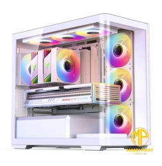 VỎ CASE PC JONSBO D300 WHITE (ITX / M-ATX)