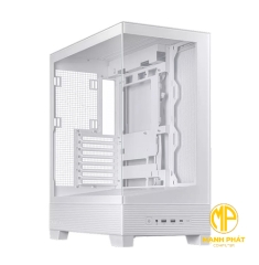 Vỏ case ASUS A31 TG WHITE (ATX, Micro-ATX, Mini-ITX, tương thích mainboard BTF (giấu dây) lắp đặt tối đa 10 quạt 120mm)