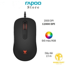 Chuột vi tính V16RGB màu đen hiệu Rapoo