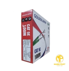 CÁP MẠNG GOLDEN JAPAN 4 PAIR SFTP CAT 5E( Màu Xanh Lá) 100m