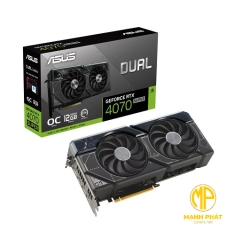 VGA ASUS Dual GeForce RTX 4070 SUPER OC Edition 12GB GDDR6X | DUAL-RTX4070S-O12G