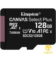 Bộ nhớ trong SDCS2/128GBSP| Kingston Canvas Select 2 128GB micSD Select Pls 100R C10