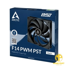 Fan case Arctic F14 PWM PST Black ACFAN00219A| FANAC-F14-PWM-PST-BK