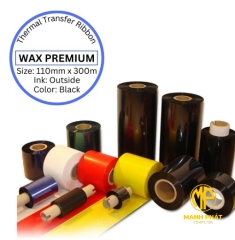 Ruy băng in mã vạch WaxResin 110mm x 300m| RUYBANG-WAXRESIN