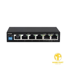 Switch PoE Dlink Des-F1006P-E 6 cổng 10/100M