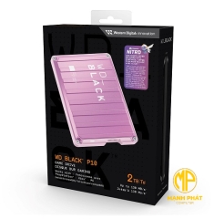 Ổ cứng di động Western (WDBA2W0020BPK-WES1) P10 2TB GAME DRIVE màu hồng
