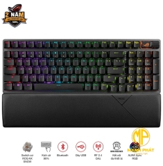 Bàn phím Gaming ASUS ROG STRIX SCOPE II 96 WL/NXSW/US/ABS (90MP037A-BKUA00)