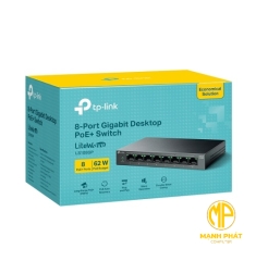 Switch Để Bàn Gigabit 8 Cổng với 8 Cổng PoE+ TP-LINK LS108GP