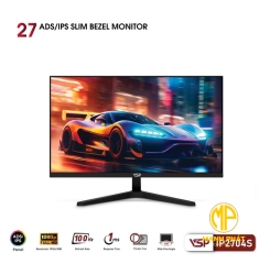 Màn hình VSP IPS IP2704S (27inch IPS  | 100Hz | VGA*1 | HDMI*1 | 1ms Đen)