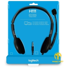 Tai Nghe Logitech Stereo H111 (981-000588)