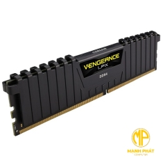Ram Corsair (CMK8GX4M1E3200C16) DDR4 Vengeance LPX Heat spreader 3200MHz 8GB đen