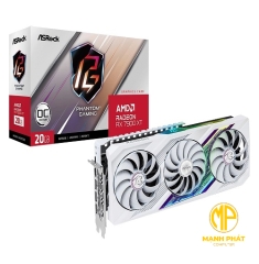 VGA ASROCK RX 7900 XT PHANTOM GAMING WHITE 20GB OC (RX7900XT PGW 20GO)