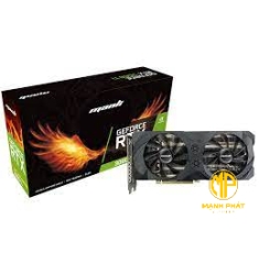 Card xử lý đồ họa VGA Manli GeForce RTX 3060Ti LHR 8GB GDDR6 Dual Fan - M-NRTX3060TI/6RGHPPPV2