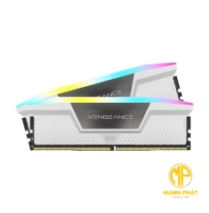 Ram Corsair (CMH32GX5M2B5200C40W) DDR5 5200MHz 32GB (2x16GB) DIMM VENGEANCE RGB DDR5 White Heatspreader RGB LED 1.25V