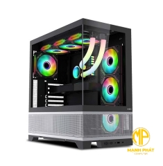 Vỏ Case MIK Lumine 4FA Black (4 Fan ARGB ATX / MATX / ITX)