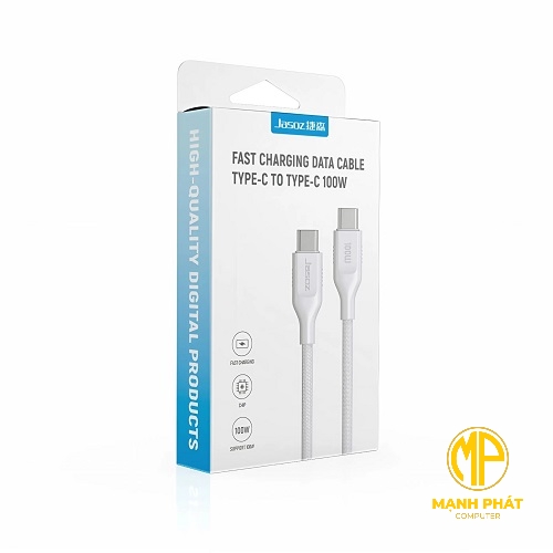 Cáp Sạc USB-C to USB-C Jasoz D122 (1,5m) T-D218 Hỗ Trợ Sạc PD 100W