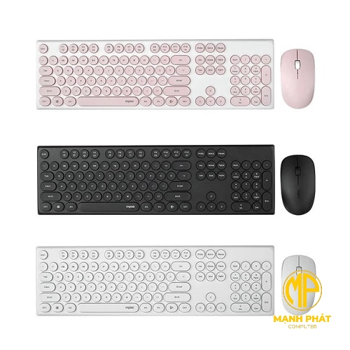 Bộ bàn phím & chuột không dây Rapoo X260S. Khoảng cách dùng tối đa 10m