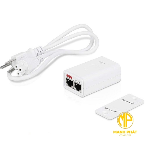 PoE Ubiquiti 48V-0.5A cổng 1Gb POE-48-24W-G
