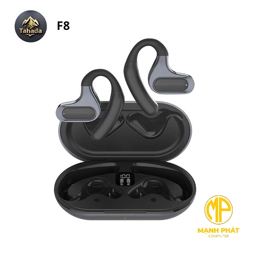 Tai nghe Bluetooth TAHADA F8 open ear thoáng khí âm thanh chất đàm thoại lâu pin siêu bền