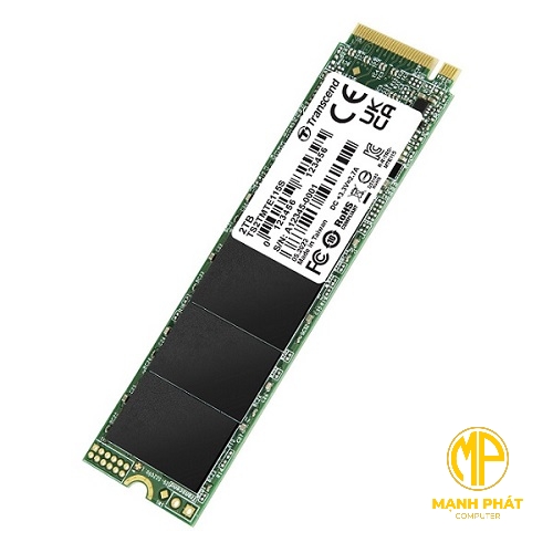 ổ cứng gắn trong 2TB SSD115S M.2 PCIe Transcend (Seq R/W: 2,500/1700MB/s)| TS2TMTE115S