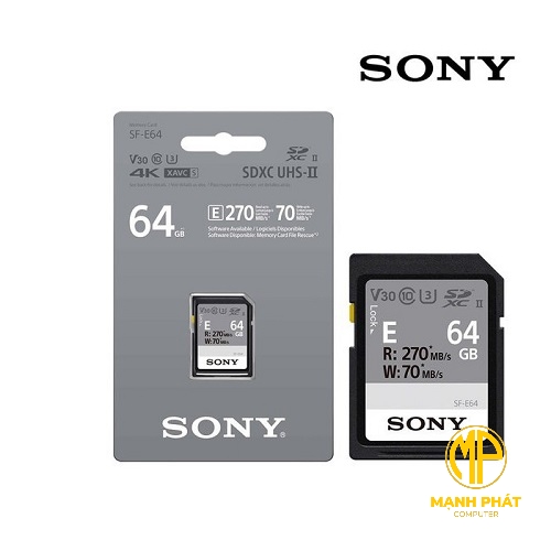 Thẻ nhớ SDXC Sony 64GB 270Mb/45Mb/s (SF-E64A//T)
