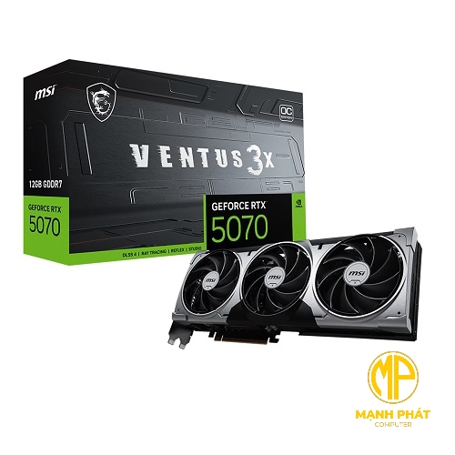 VGA MSI GeForce RTX 5070 12G VENTUS 3X OC