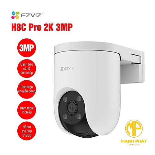 Camera WiFi EZVIZ CS-H8C (PRO 3MP) 2K 3MP