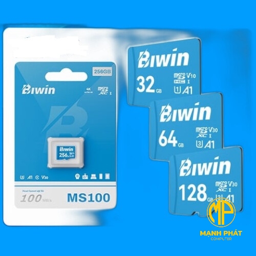 Thẻ nhớ Micro SD Biwin 128GB MS100 UHS-I V30 A1