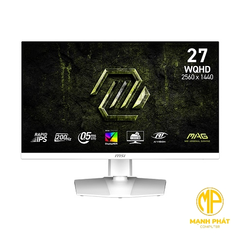 Màn Hình MSI MAG 274QRFW E20 (27 inch IPS 2K 200Hz 0.5ms - Trắng)