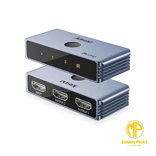 Bộ Chuyển Đổi Jasoz T-G175 HDMI 2 Chiều 1 Ra 2 Và 2 Vào 1 Hỗ Trợ 8K@60Hz