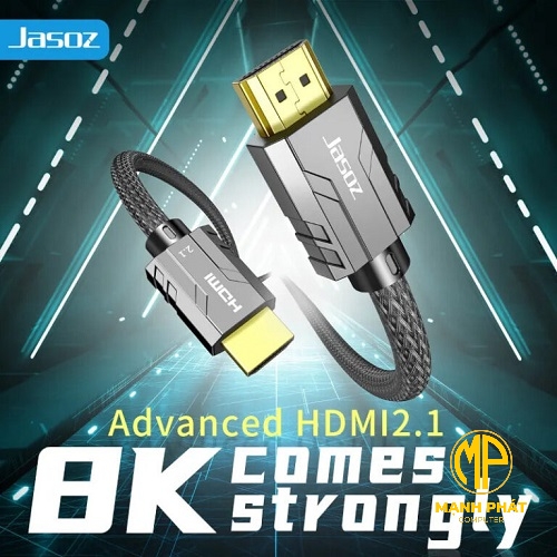 Cáp HDMI 8K Zinc alloy JASOZ A116 (3m) T-A271 Hỗ trợ độ phân giải 8k/60Hz