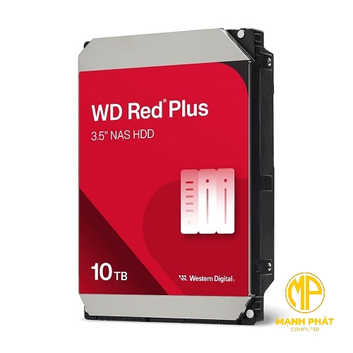 Ổ cứng Western Digital Red Plus 10TB | 3.5inch 512MB Cache 7200RPM WD100EFGX