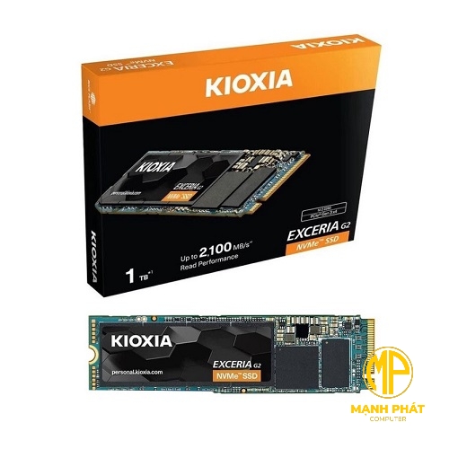 ổ cứng gắn trong 1TB SSD Exceria G2 NVMe BiCS FLASH M.2 PCIe Kioxia| LRC20Z001TG8