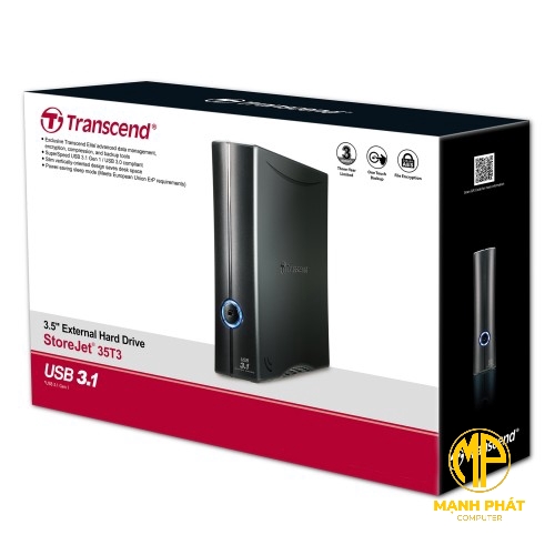 ổ cứng gắn ngoài 8TB StoreJet3.5