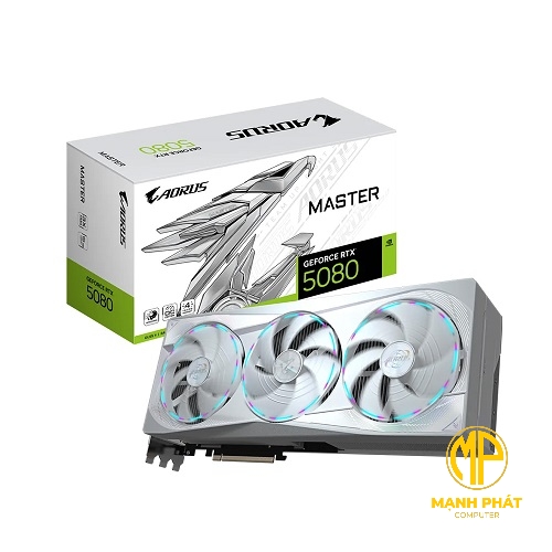 VGA Gigabyte RTX 5080 AORUS MASTER ICE 16GB (N5080AORUSM ICE-16GD)