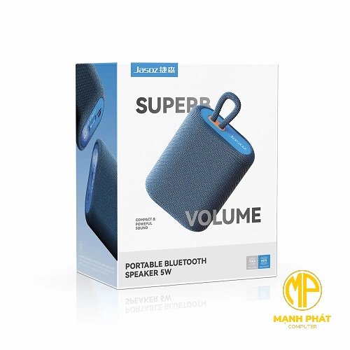 Loa Bluetooth Jasoz K112 T-K152 T-K153 Công Suất 5W (Pin 1200mAh Bluetooth 5.2 Hỗ Trợ FM/TF Hai Màu Xanh Đen)