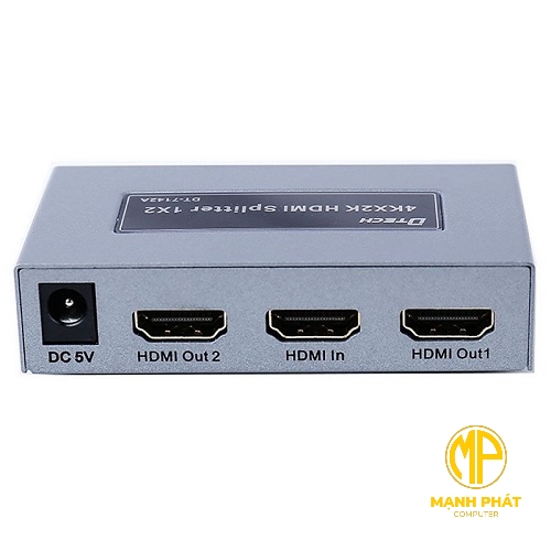 Bộ chia HDMI 1 ra 2 Dtech DT-7812 (2.0)