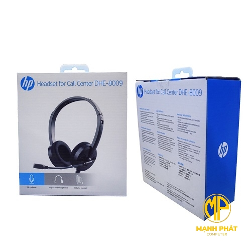 Tai nghe HP DHE-8009 có âm thanh rõ ràng mic linh hoạt thiết kế thoải mái phù hợp mọi nhu cầu