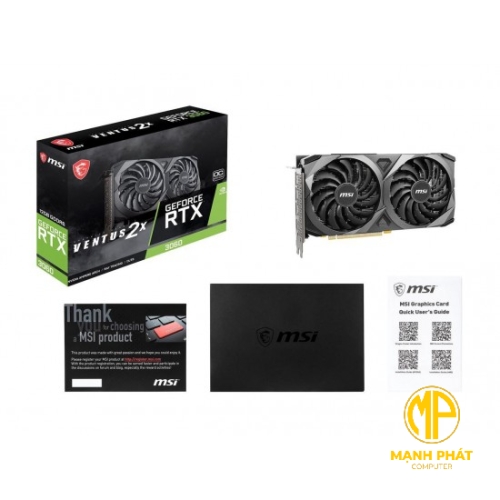 VGA MSI GeForce RTX 3060 | VENTUS 2X 12GB GDDR6 OC