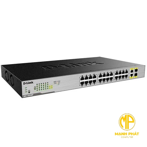 Bộ chuyển mạch PoE Gigabit Max 26 cổng để bàn D-link DGS-1026MP