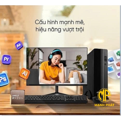 MÁY TÍNH ĐỒNG BỘ FPT SmartCom M5600P(a08100310-A5600GT) | Màn hình 24.5inch