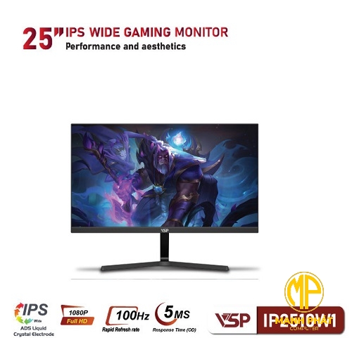 Màn hình VSP IP2510W1 (25inch IPS | 100Hz | VGA*1 | HDMI*1 | 5ms)