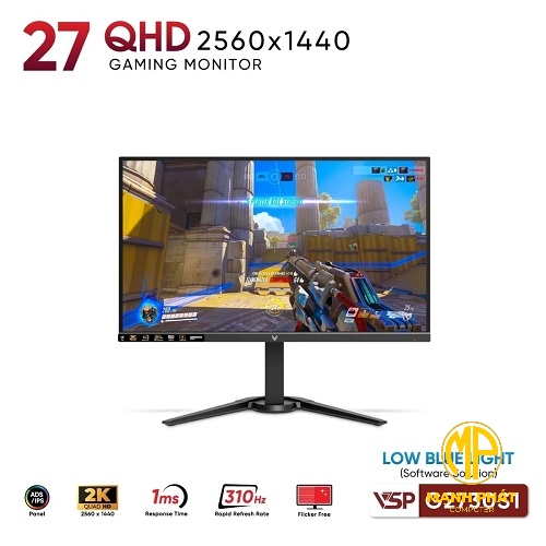 Màn Hình VSP G2730QS1 (27inch IPS | 2K | 310Hz | HDMI2.0*1 | DP*1 | 1ms)