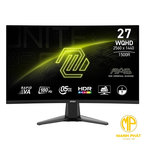 Màn hình cong MSI MAG 27CQ6F 27Inch VA 2K 180Hz