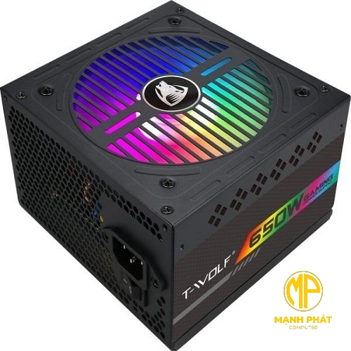 Nguồn Công Suất Thực T-WOLF TW-P650RGB (650w ) 80PLUS Brozen