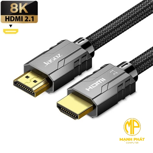 Cáp HDMI 8K Zinc alloy JASOZ A116 (3m) T-A271 Hỗ trợ độ phân giải 8k/60Hz