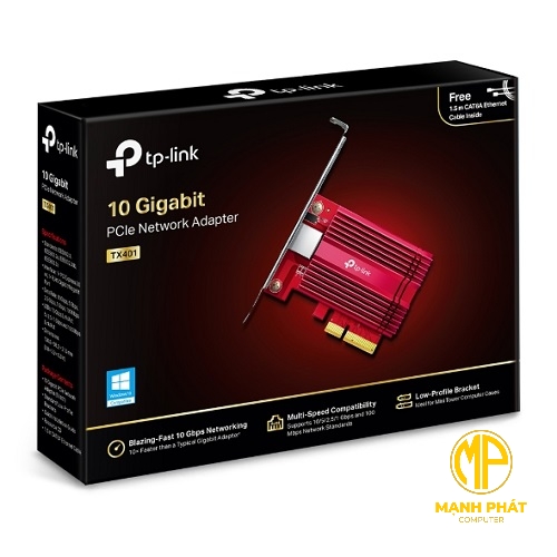 tplink TX401 Bộ Chuyển Đổi Mạng PCI Express 10 Gigabit