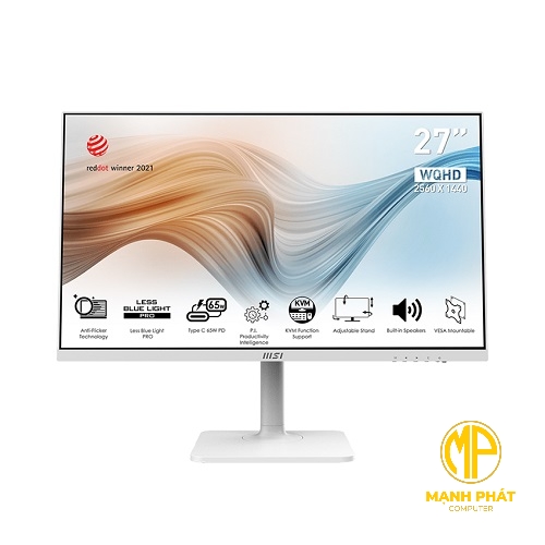 Màn hình MSI Modern MD272QPW 27inch WQHD IPS 75Hz USB Type C